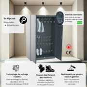 Vestiaire Chauffant professionnel 8 personnes ÉDITION CLOS – Sèche vestes, pantalons, chaussures et gants