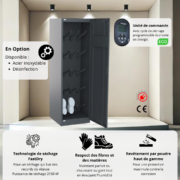 Vestiaires chauffants fermés ÉDITION CLOS - 10 personnes - chaussuresgants
